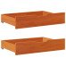 Sertare De Pat 2 Buc. 80X55X17 Cm Maro Ceruit Lemn Masiv De Pin