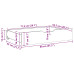 Sertare De Pat 2 Buc. 80X55X17 Cm Maro Ceruit Lemn Masiv De Pin