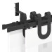 Set Feronerie Pentru Ușă Glisantă, Negru, 183 Cm, Oțel