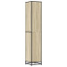 Dulap Baie Stejar Sonoma 35X37,5X188,5 Cm Lemn Prelucrat/Metal