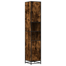 Dulap Baie Stejar Fumuriu 35X37,5X188,5 Cm Lemn Prelucrat/Metal