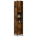 Dulap Baie Stejar Fumuriu 35X37,5X188,5 Cm Lemn Prelucrat/Metal
