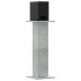 Noptiere, 2 Buc., Gri Beton, 30X30X80 Cm, Lemn Prelucrat