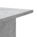 Noptiere, 2 Buc., Gri Beton, 30X30X80 Cm, Lemn Prelucrat