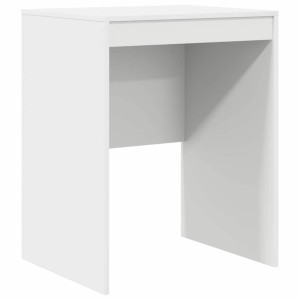 Birou Alb 60 X 50 X 76 Cm Lemn Compozit Birou Alb 60 X 50 X 76 Cm Lemn Compozit