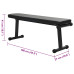 Bancă De Greutăți Pliabilă Manual Negru 109 X 29 X 42 Cm Oțel
