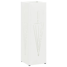 Suport Pentru Umbrele Alb 15.5 X 15.5 X 49 Cm Metal