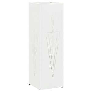 Suport Pentru Umbrele Alb 15.5 X 15.5 X 49 Cm Metal