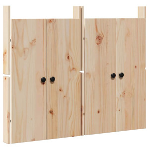 Ușă De Bucătărie 2 Pcs Crem 50 X 9 X 82 Cm Lemn Masiv De Pin