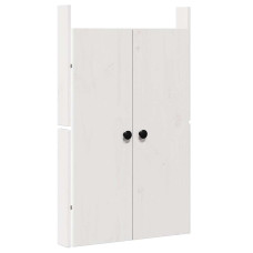 Ușă De Bucătărie Cu Ușă Alb 50 X 9 X 82 Cm Lemn Masiv De Pin