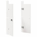 Ușă De Bucătărie 2 Pcs Alb 50 X 9 X 82 Cm Lemn Masiv De Pin