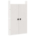 Ușă De Bucătărie 2 Pcs Alb 50 X 9 X 82 Cm Lemn Masiv De Pin