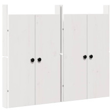Ușă De Bucătărie 2 Pcs Alb 50 X 9 X 82 Cm Lemn Masiv De Pin