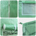 Seră Cu Acoperiș Verde 290 X 580 X 315 Cm Oțel
