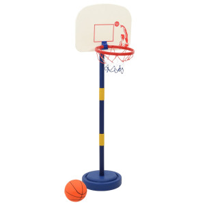 Suport De Baschet Cu Minge/Pompă, Înălțime Reglabilă 90/121 Cm