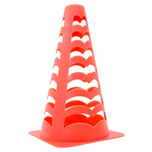Conuri De Fotbal, 6 Buc., Portocaliu, Stivuibile, 13X13X22,5 Cm