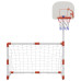 Set Fotbal Și Baschet Pentru Copii Cu Mingi, 98X50X70 Cm