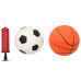 Set Fotbal Și Baschet Pentru Copii Cu Mingi, 98X50X70 Cm