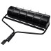 Tăvălug Gazon De Grădină, Cleme De Aerisire, Negru, 63 L, Fier