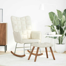 Balansoar Cu Scaun, Catifea Crem