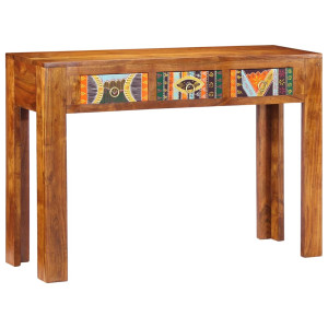 Masă Consolă, 110X35X75 Cm, Lemn Masiv De Acacia