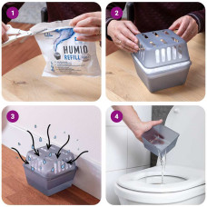 Absorbante De Umiditate Cu Saci De Reumplere 2 Buc 450 G