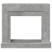 Mască De Șemineu, Gri Beton, 100X30X87,5 Cm, Lemn Prelucrat