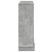 Mască De Șemineu, Gri Beton, 100X30X87,5 Cm, Lemn Prelucrat