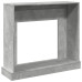 Mască De Șemineu, Gri Beton, 100X30X87,5 Cm, Lemn Prelucrat