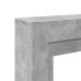 Mască De Șemineu, Gri Beton, 100X30X87,5 Cm, Lemn Prelucrat