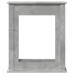 Mască De Șemineu, Gri Beton, 75X20X87,5 Cm, Lemn Prelucrat