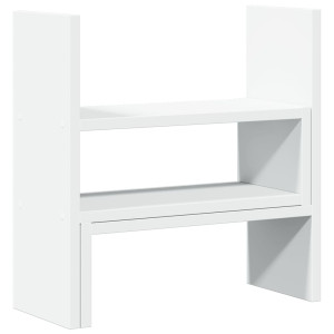 Organizator Birou, Alb, 40X17X41 Cm, Lemn Prelucrat