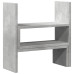 Organizator Birou, Gri Beton, 40X17X41 Cm, Lemn Prelucrat