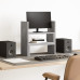 Organizator Birou, Gri Beton, 40X17X41 Cm, Lemn Prelucrat