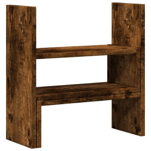 Organizator Birou, Stejar Fumuriu, 40X17X41 Cm, Lemn Prelucrat