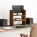 Organizator Birou, Stejar Fumuriu, 40X17X41 Cm, Lemn Prelucrat