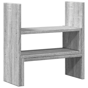Organizator Birou, Gri Sonoma, 40X17X41 Cm, Lemn Prelucrat