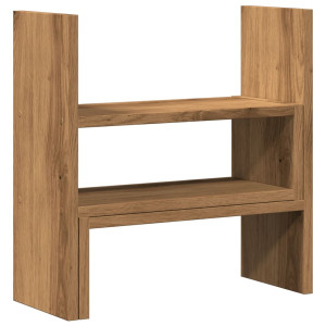 Organizator Birou Stejar Artizanal, 40X17X41 Cm, Lemn Prelucrat
