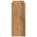 Organizator Birou Stejar Artizanal, 40X17X41 Cm, Lemn Prelucrat