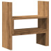 Organizator Birou Stejar Artizanal, 40X17X41 Cm, Lemn Prelucrat