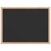Tablă Cu Cadru Din Lemn Masiv De Pin Negru 40X30 Cm