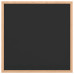 Tablă Cu Cadru Din Lemn Masiv De Pin Negru 40X40 Cm