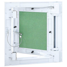 Panou De Acces Alb 30 X 30 Cm Aluminiu Și Plăci De Gips