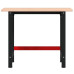 Banc De Lucru 100X60X81,5 Cm Lemn Masiv Fag, Dreptunghiular