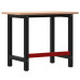 Banc De Lucru 100X60X81,5 Cm Lemn Masiv Fag, Dreptunghiular