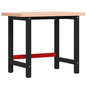 Banc De Lucru 100X60X83 Cm Lemn Masiv Fag, Dreptunghiular