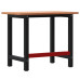 Banc De Lucru 100X60X81,5 Cm Lemn Masiv Fag, Dreptunghiular