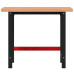 Banc De Lucru 100X60X83 Cm Lemn Masiv Fag, Dreptunghiular