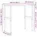 Banc De Lucru 100X60X(73-99,5) Cm Lemn Masiv Fag Dreptunghiular