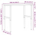 Banc De Lucru 100X60X(73-99,5) Cm Lemn Masiv Fag Dreptunghiular